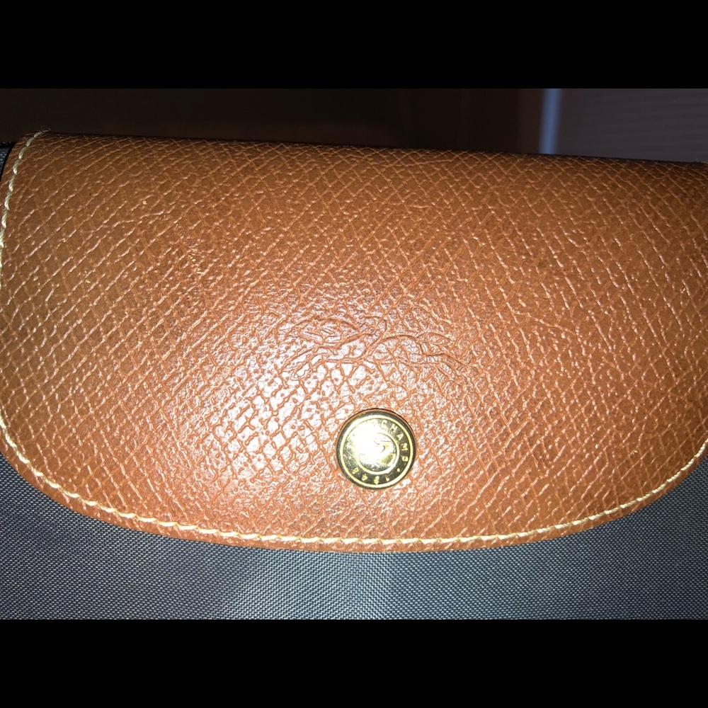 Longchamp 'Large Le Pliage' Tote in navy blue